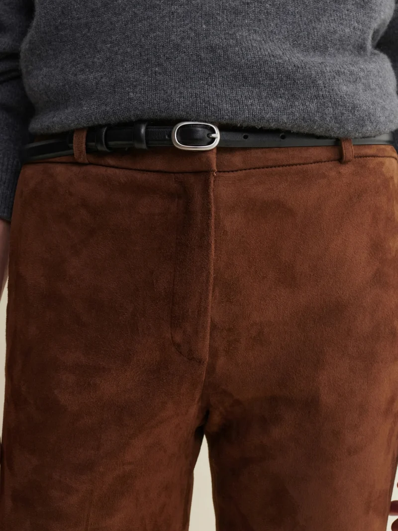 Lucia Stretch Suede Lederhose