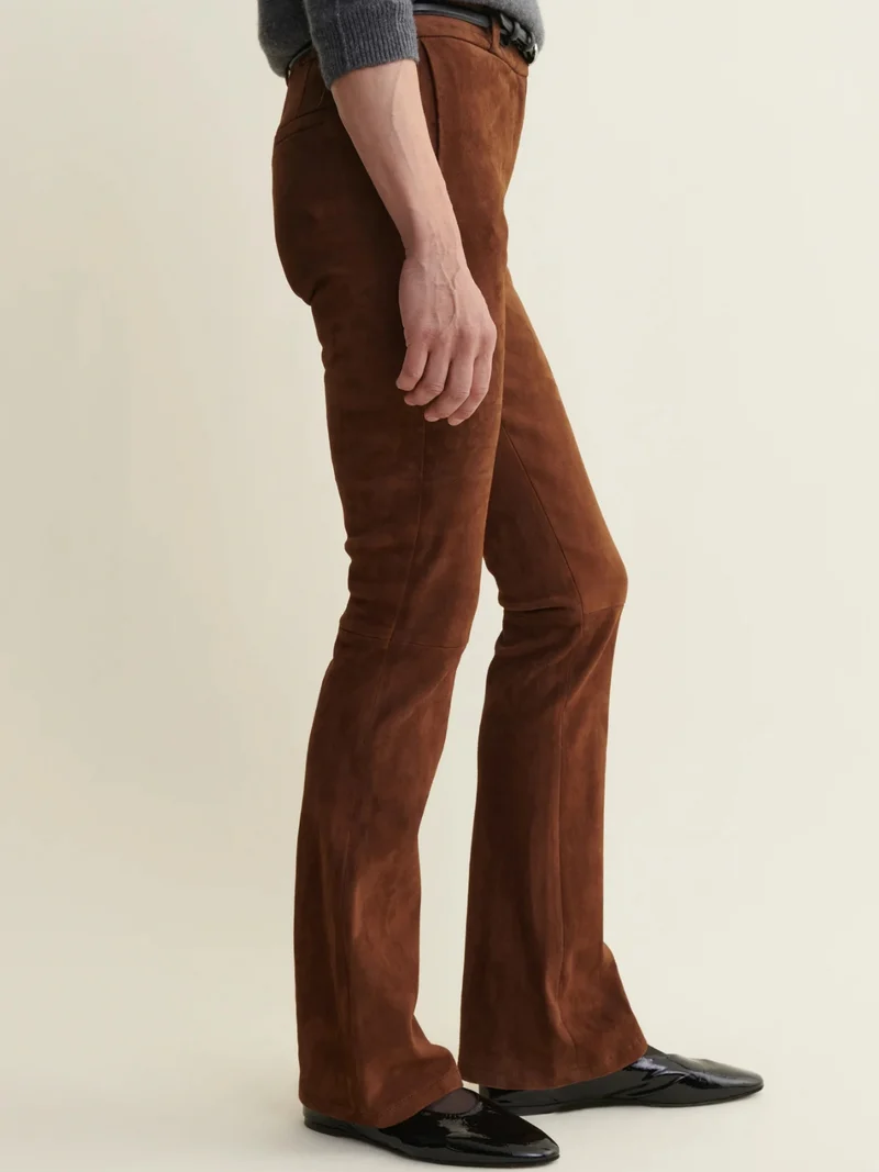 Lucia Stretch Suede Lederhose