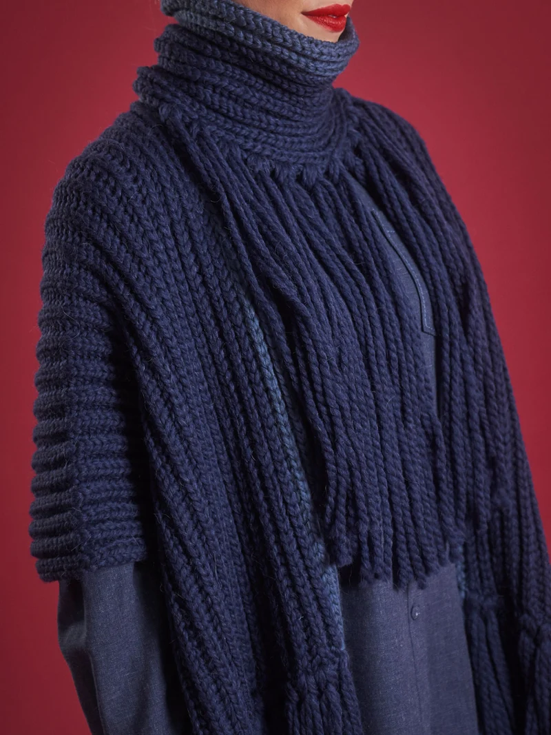 Strickponcho