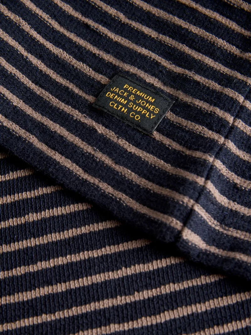 JPRBLUNATHAN STRIPED LS TEE