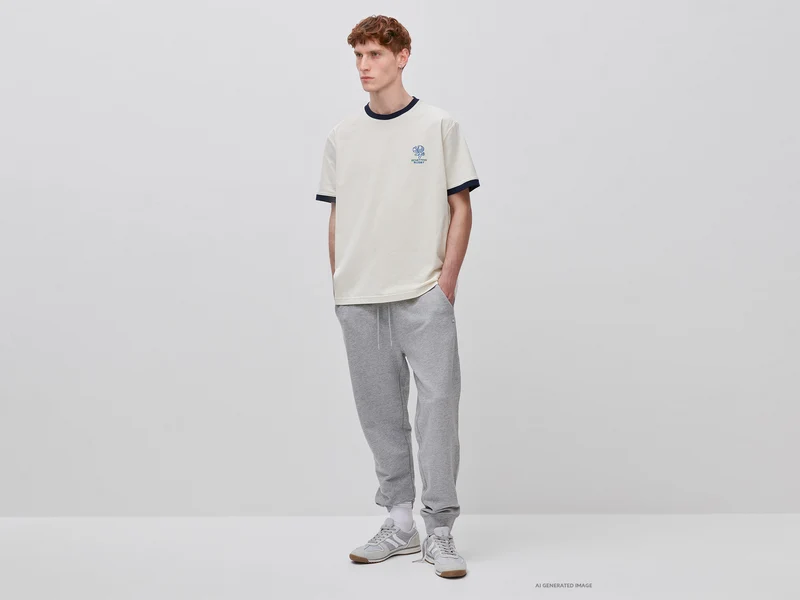Benetton Rugby-T-Shirt, 100 % Baumwolle