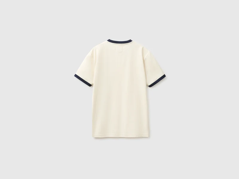 Benetton Rugby-T-Shirt, 100 % Baumwolle