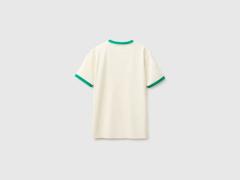 Benetton Rugby-T-Shirt, 100 % Baumwolle