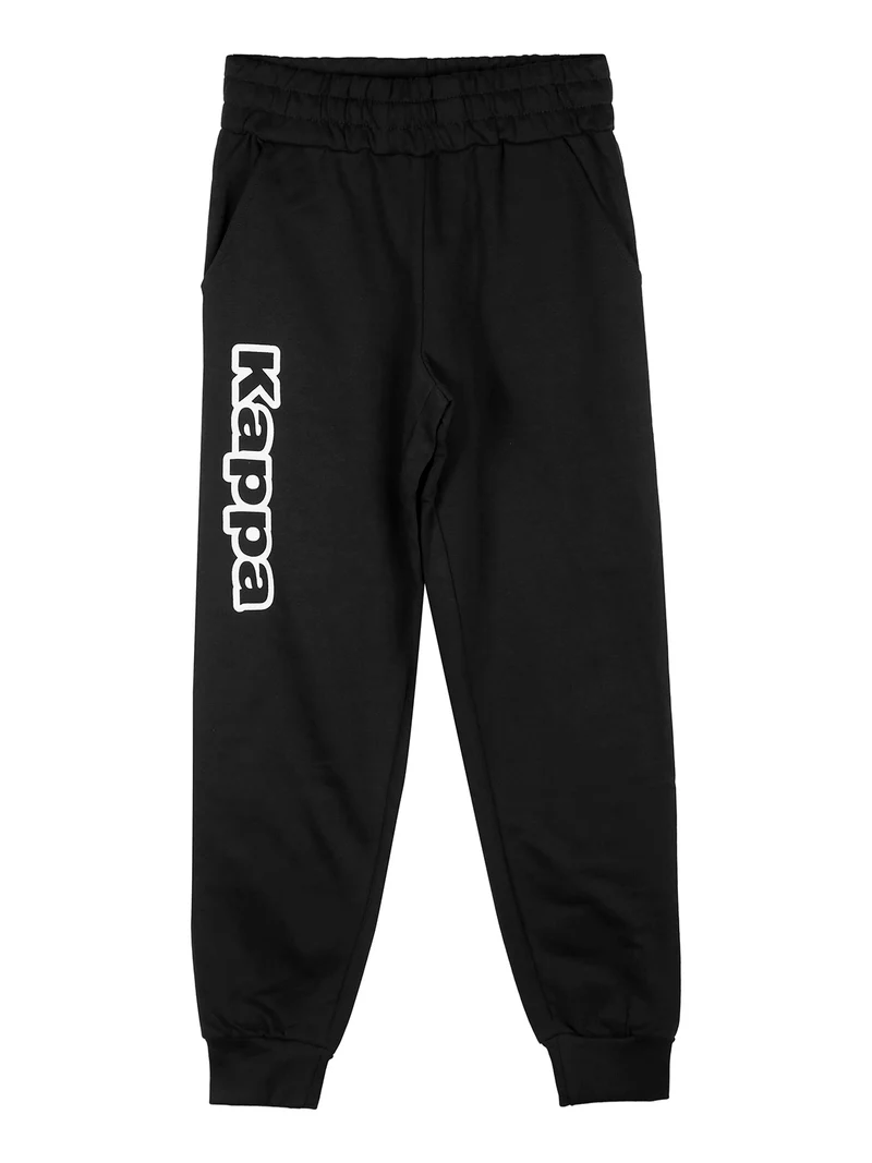 Completo tuta da ragazzo 2 pezzi con cappuccio e zip - nero