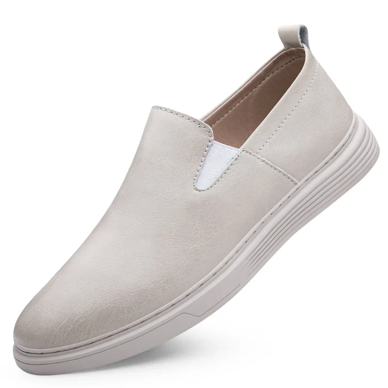 Leather Slip-On Shoes