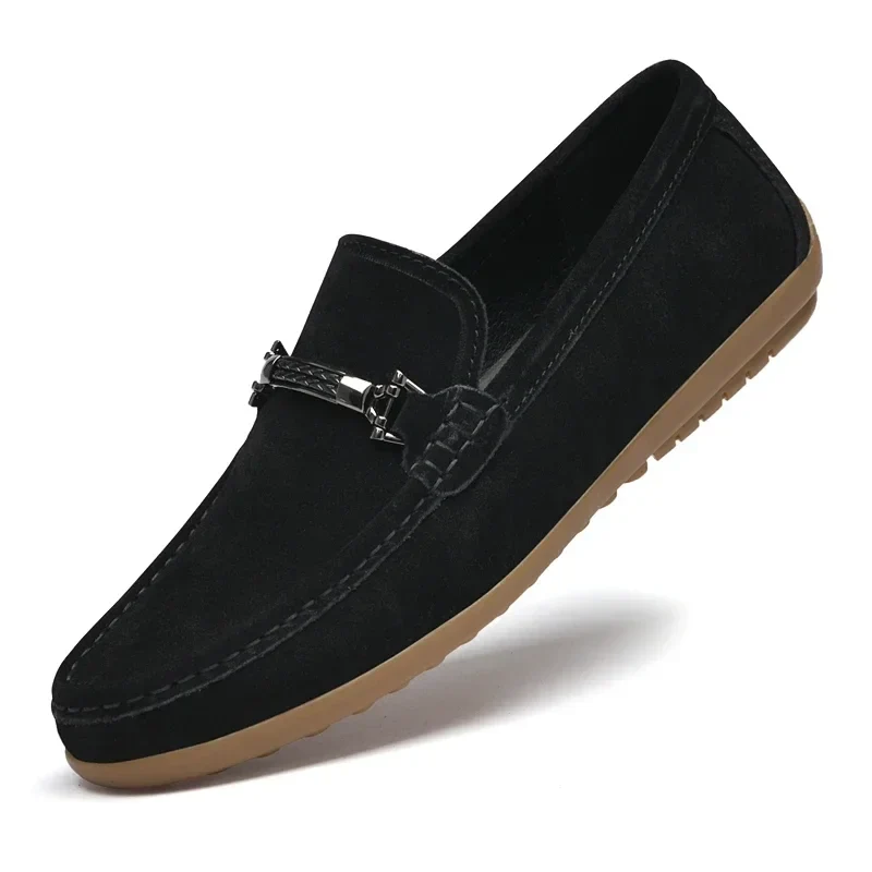 Suede Driving Loafers