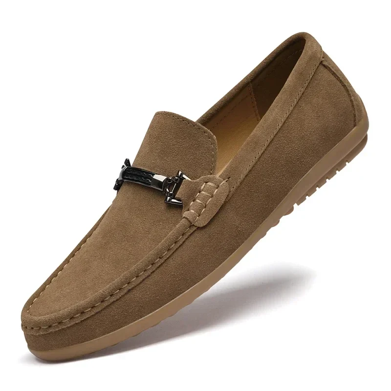 Suede Driving Loafers