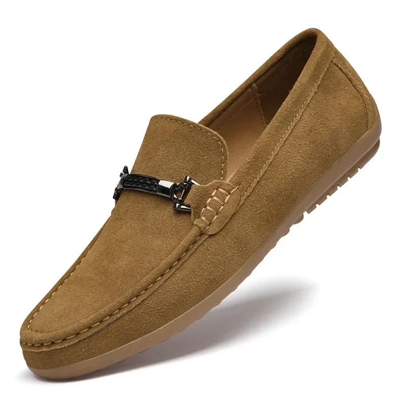 Suede Driving Loafers