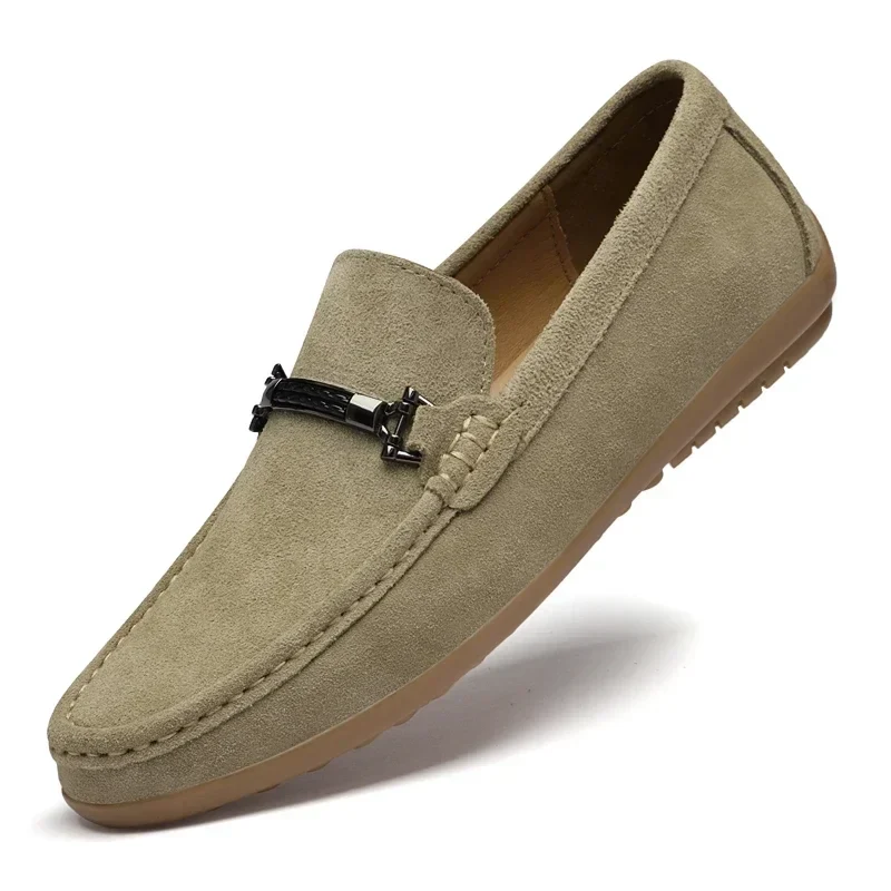 Suede Driving Loafers
