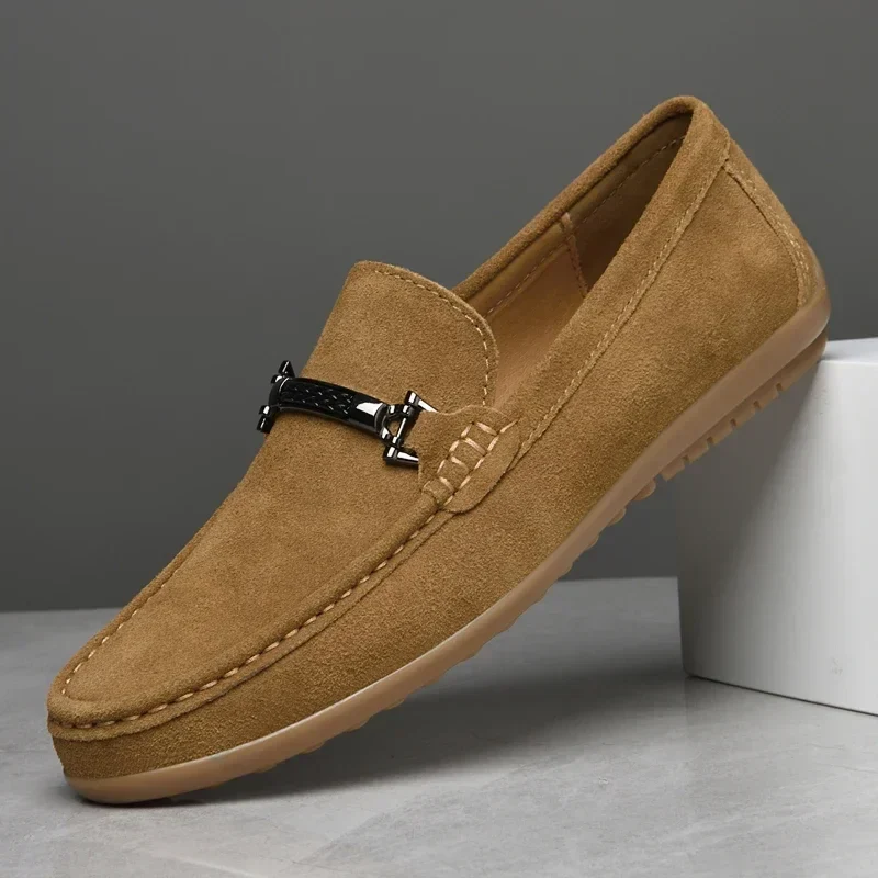 Suede Driving Loafers