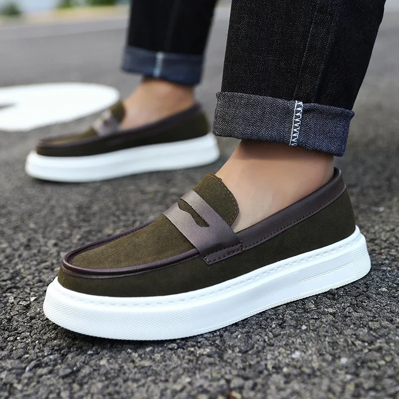 Suede Slip-On Shoes