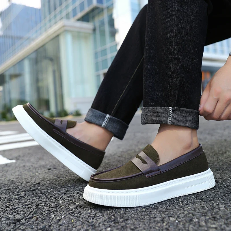 Suede Slip-On Shoes