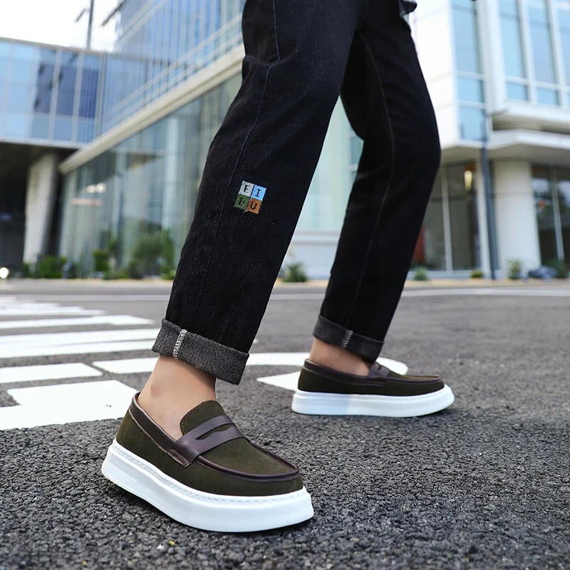 Suede Slip-On Shoes