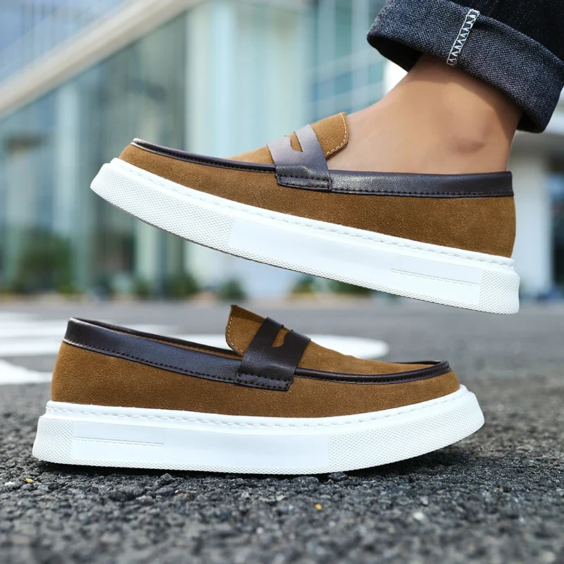 Suede Slip-On Shoes