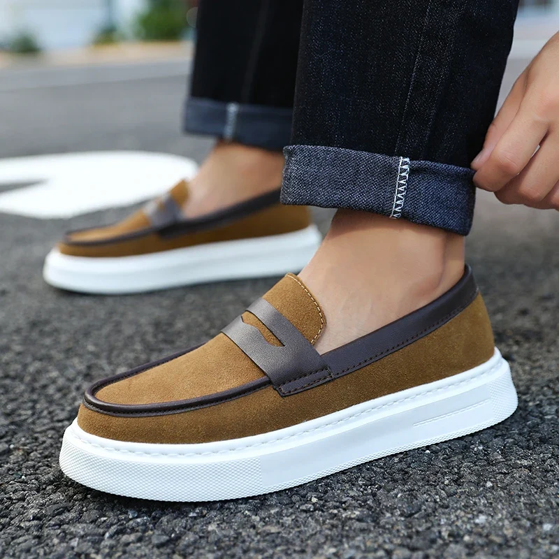 Suede Slip-On Shoes