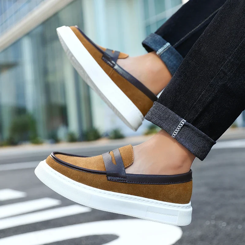 Suede Slip-On Shoes