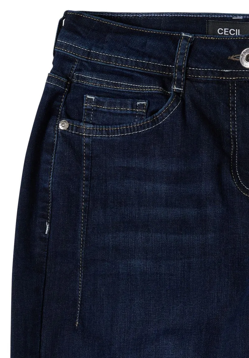 High Waist Barrel Leg Jeans im Loose Fit