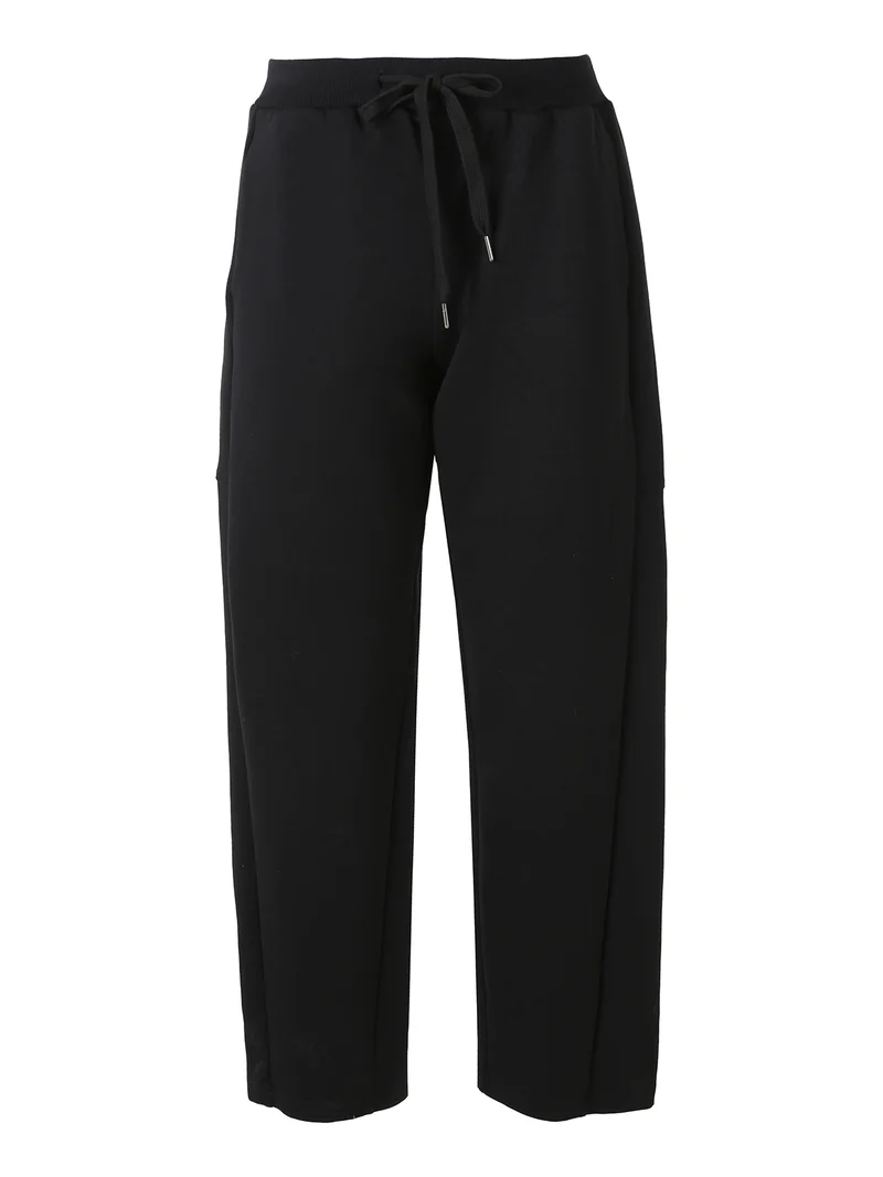 Pantaloni sportivi da donna con coulisse - nero