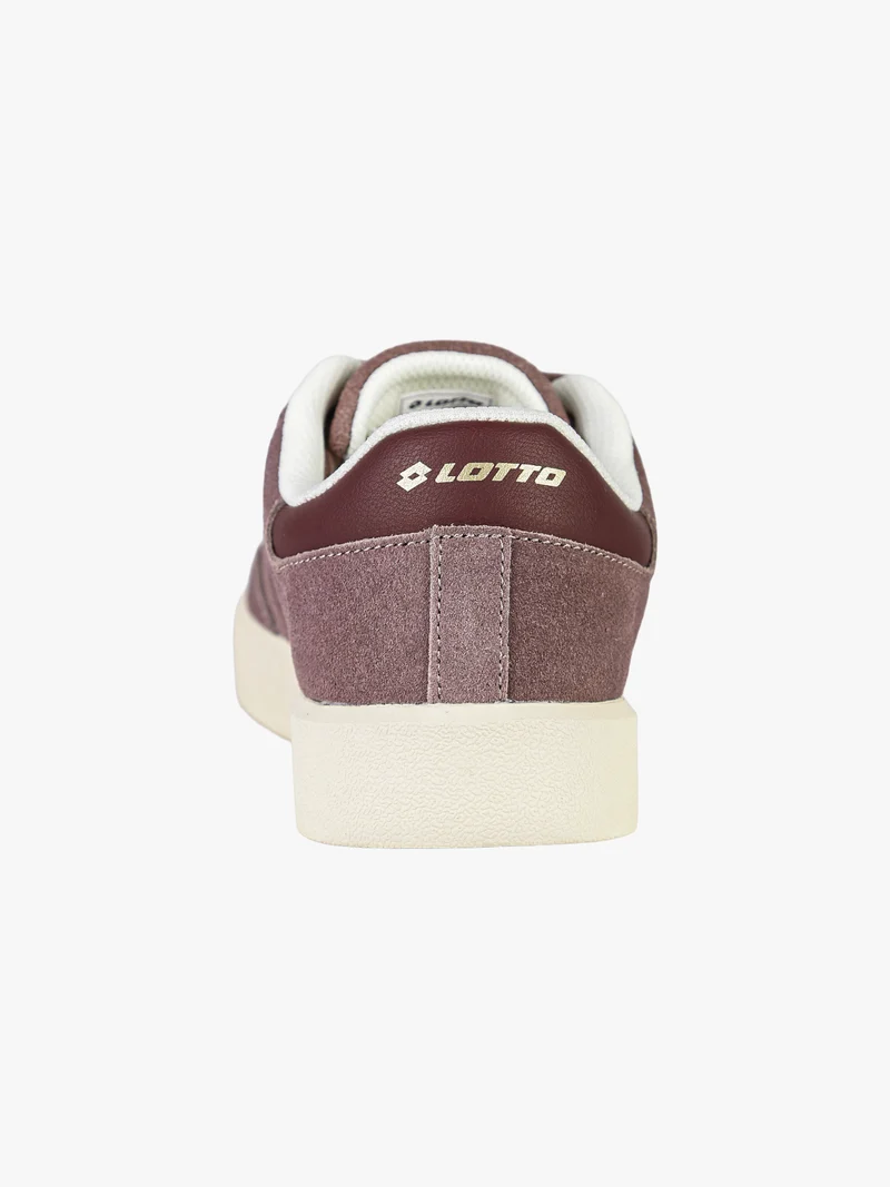 Sneakers basse da donna in ecopelle scamosciata - viola