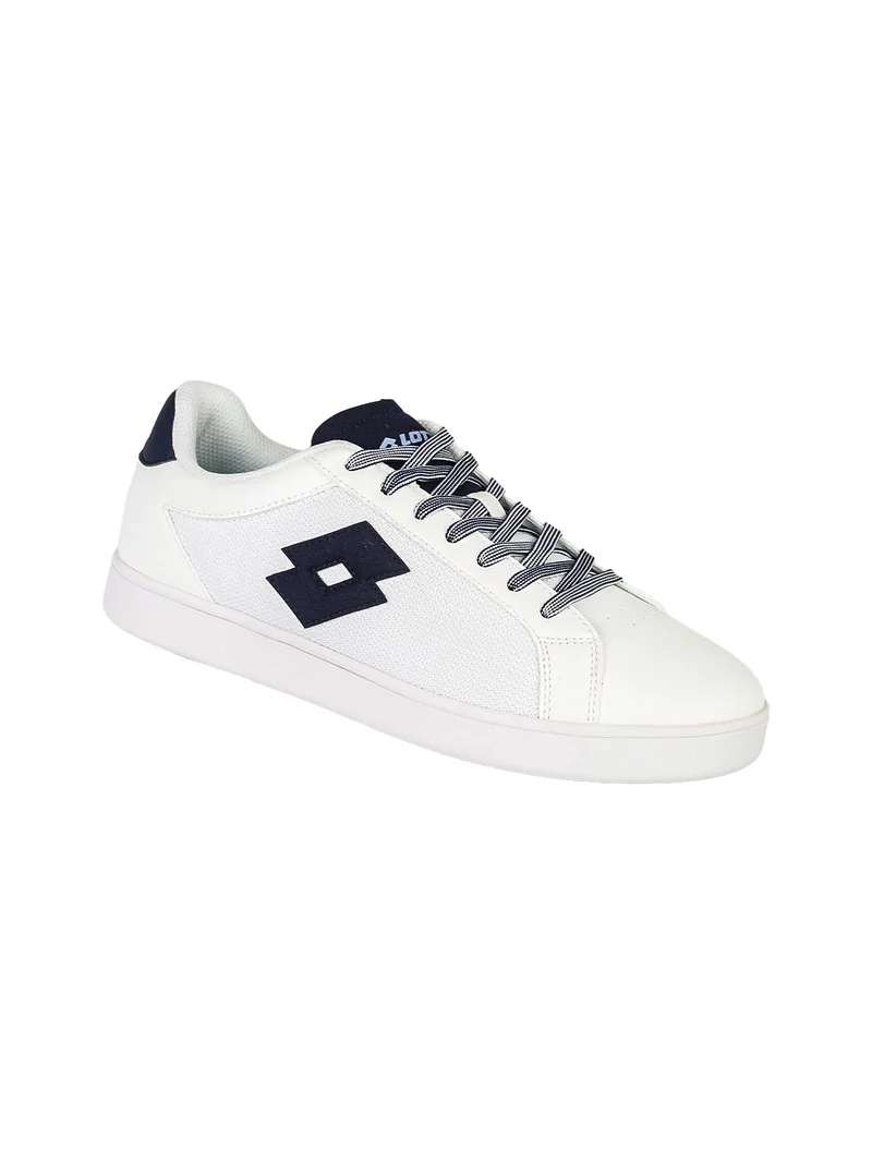 Sneakers basse da uomo con logo - bianco