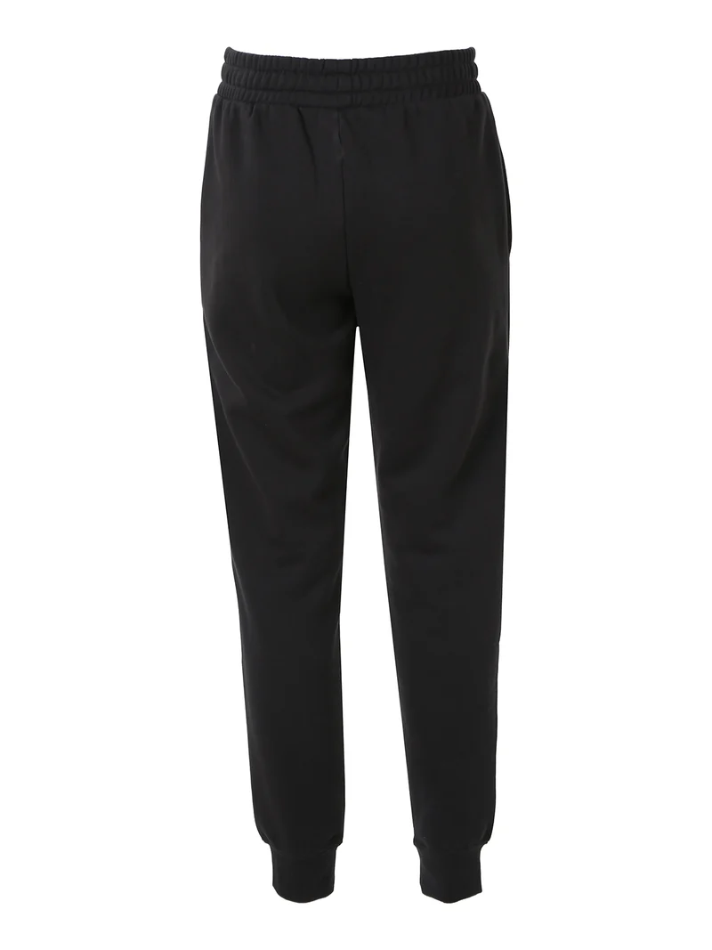 Pantaloni tuta da donna con interno felpato - nero