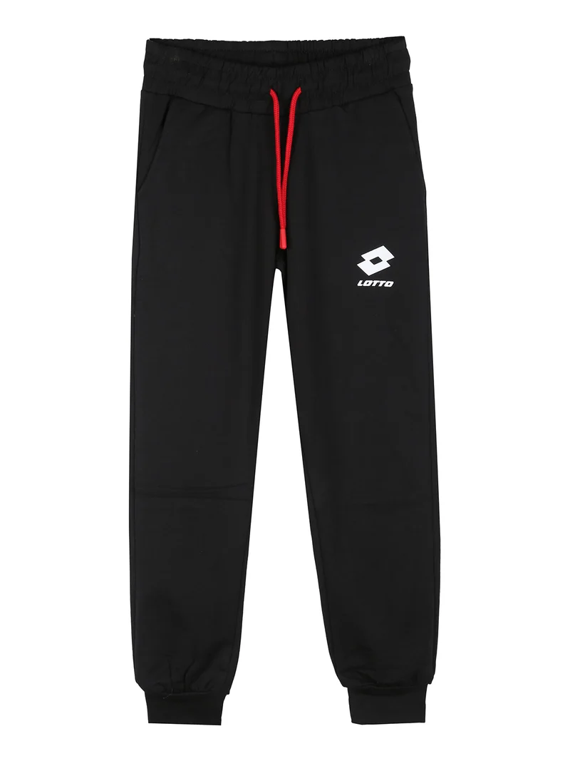 Completo tuta da ragazzo 2 pezzi con cappuccio e interno in caldo cotone - nero