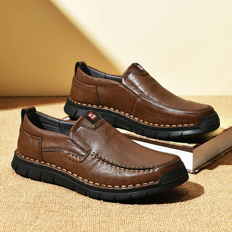 Elegant Leather Slip-On Shoes