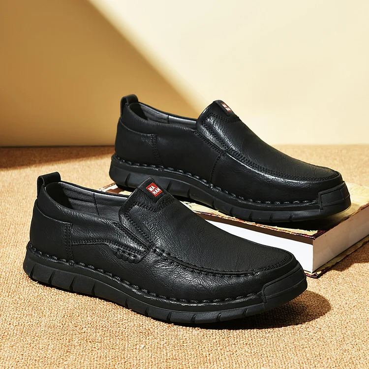Elegant Leather Slip-On Shoes
