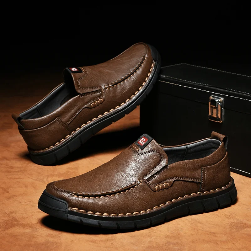 Elegant Leather Slip-On Shoes
