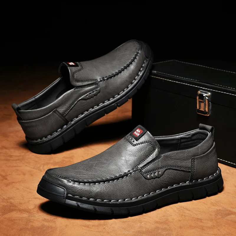 Elegant Leather Slip-On Shoes