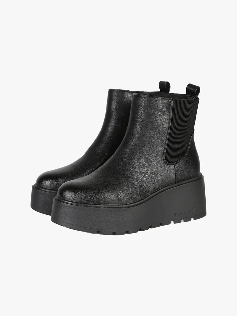 Stivaletti chunky boots da donna - nero