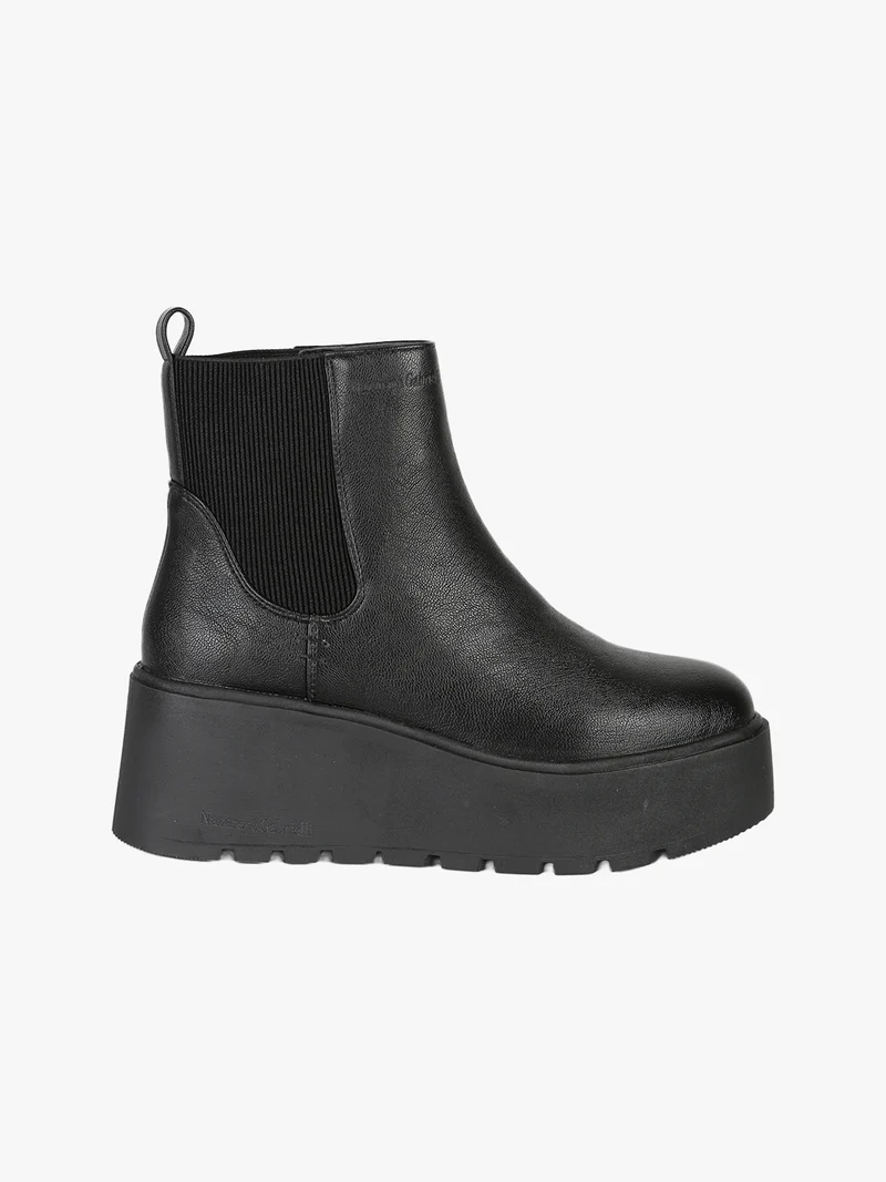 Stivaletti chunky boots da donna - nero