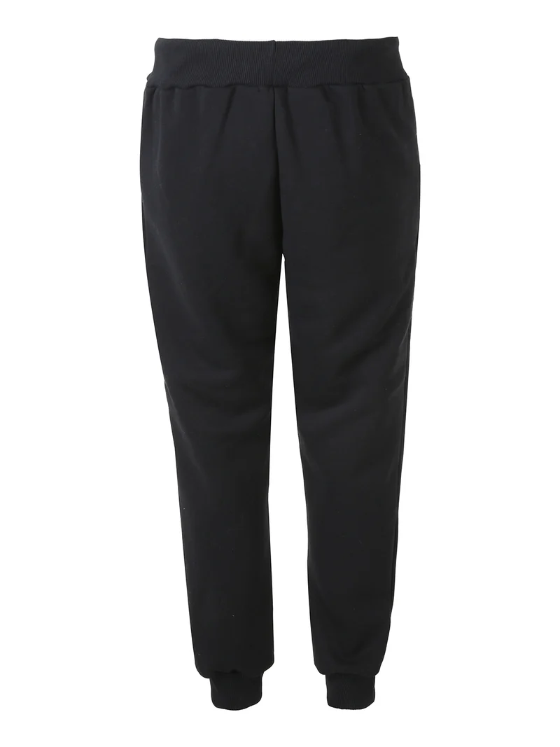Pantaloni sportivi da uomo con interno felpato e coulisse - nero
