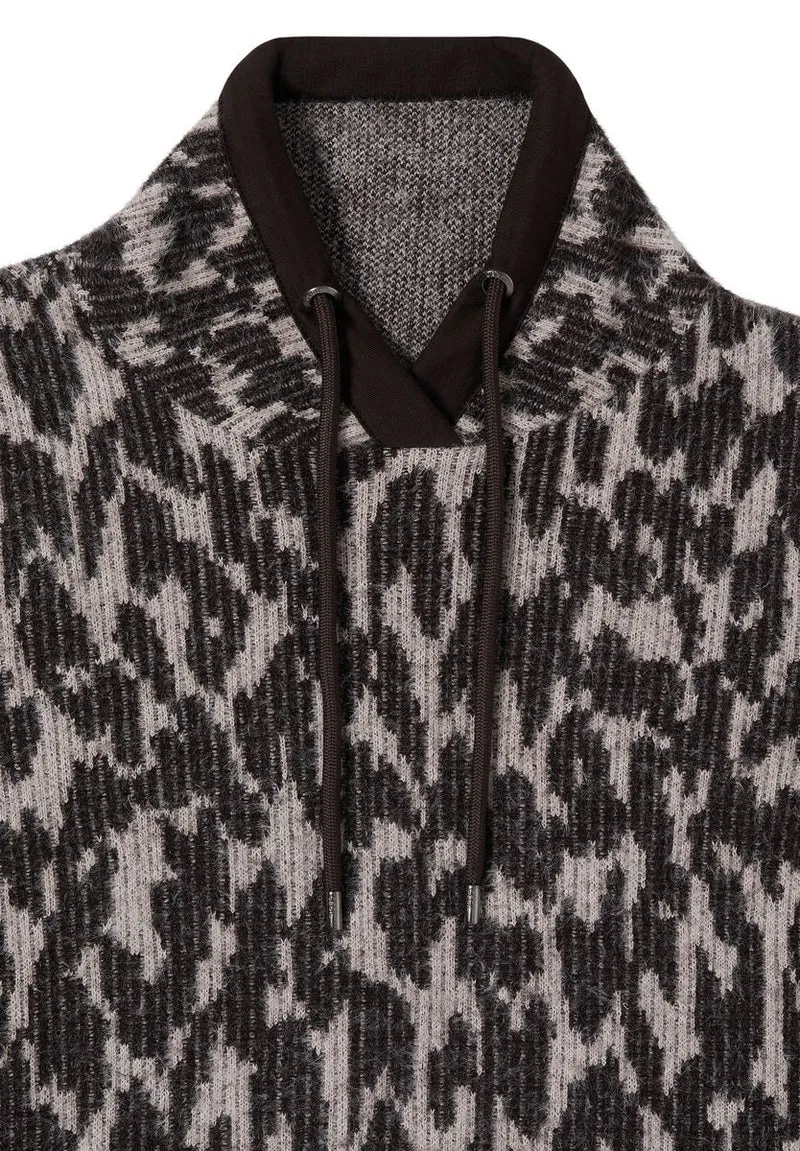 Langarm Shirt mit Fake-Kapuze