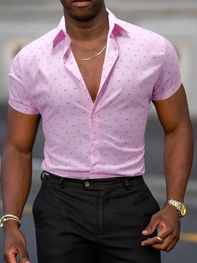 Elegant Short-Sleeved Shirt