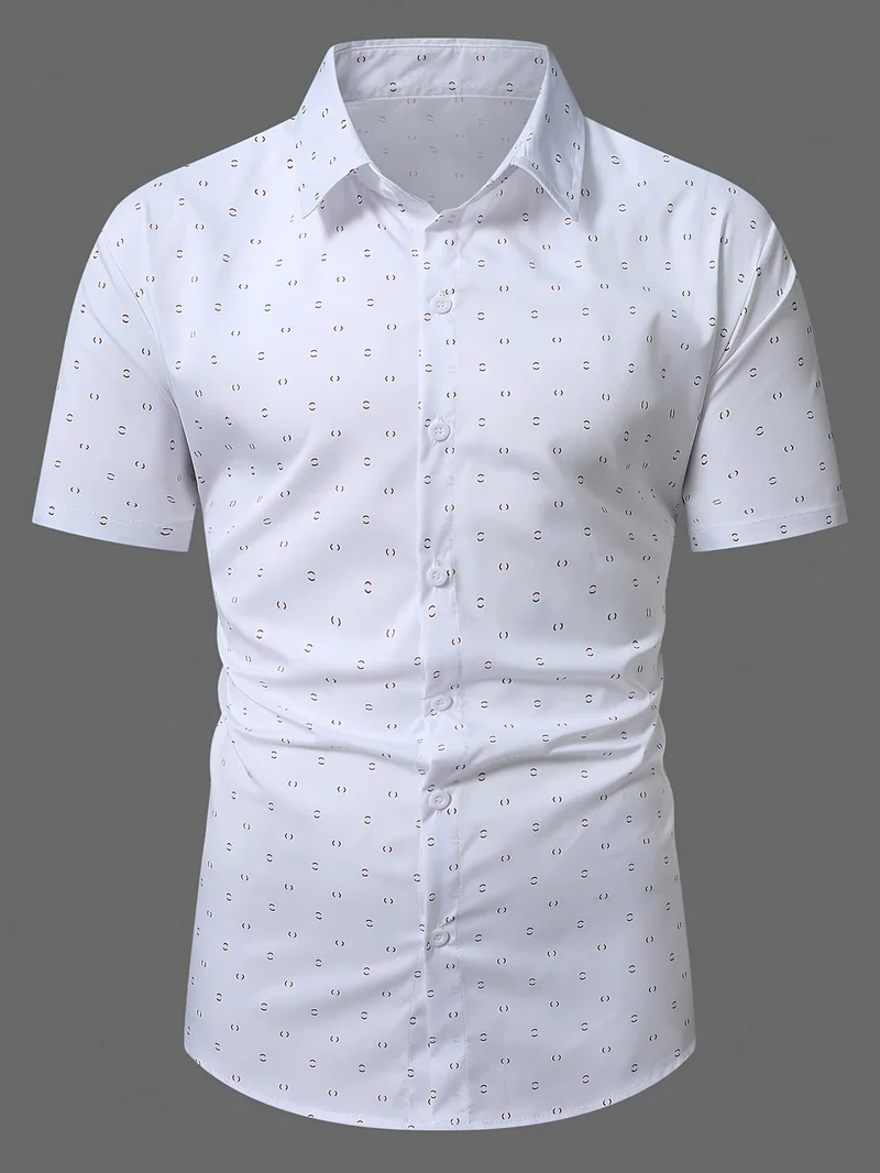 Elegant Short-Sleeved Shirt