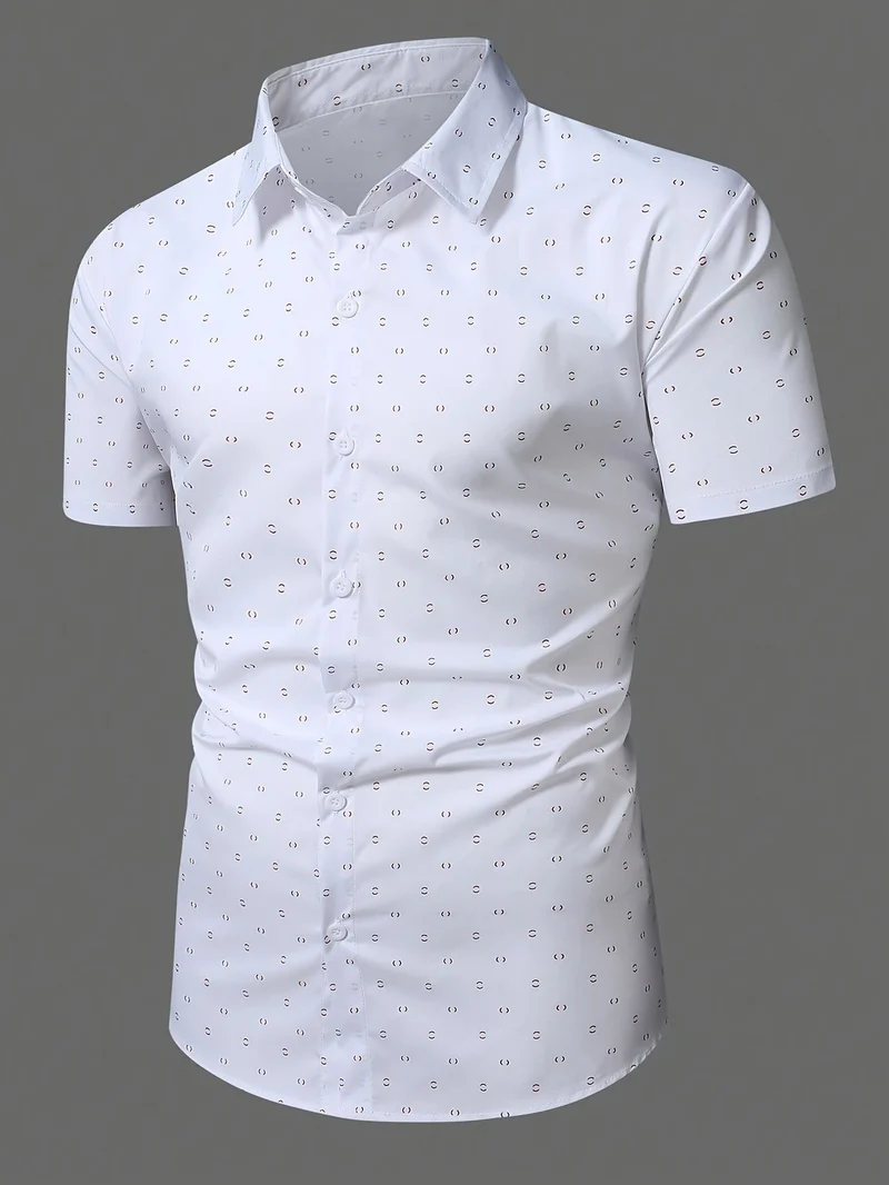 Elegant Short-Sleeved Shirt