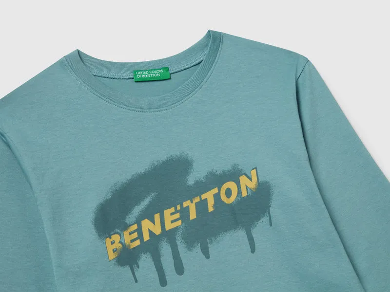 T-Shirt mit Logo-Print