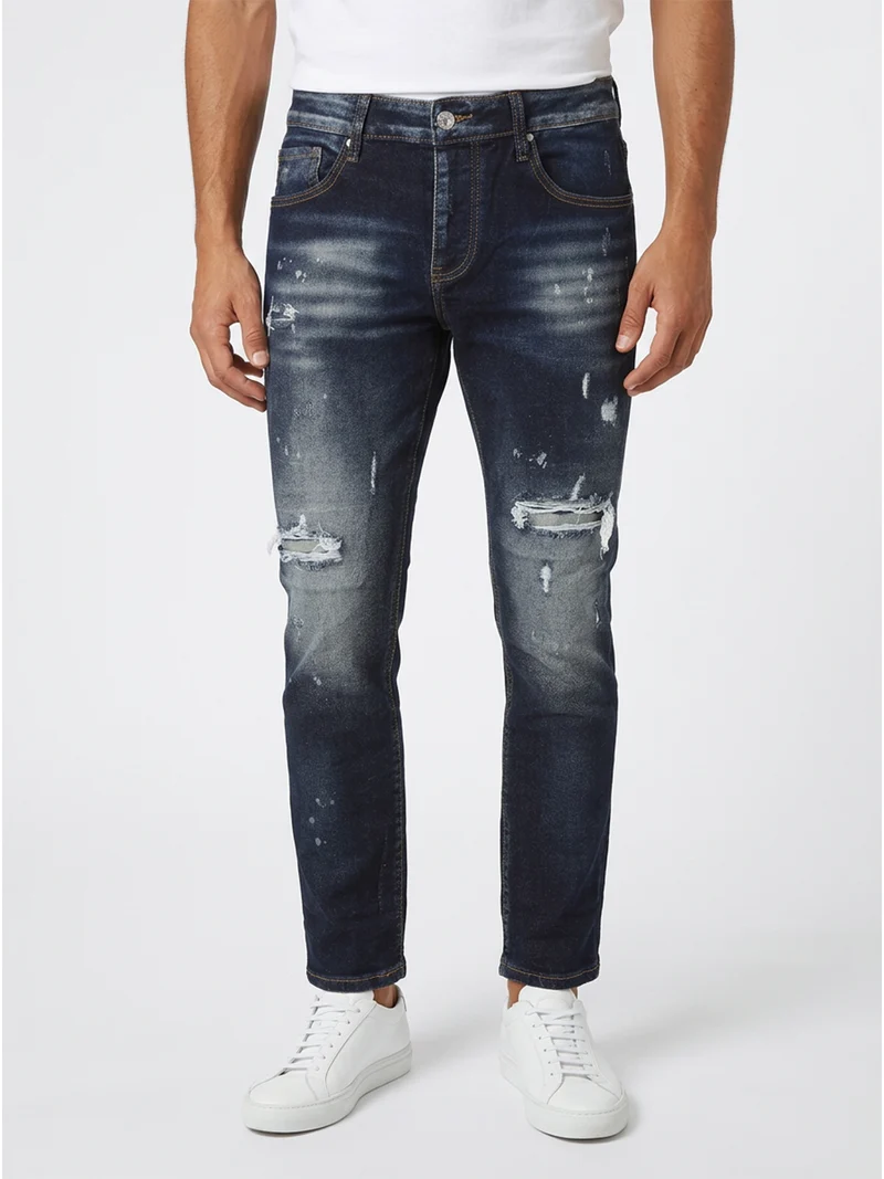 Jeans da uomo con strappi - avion
