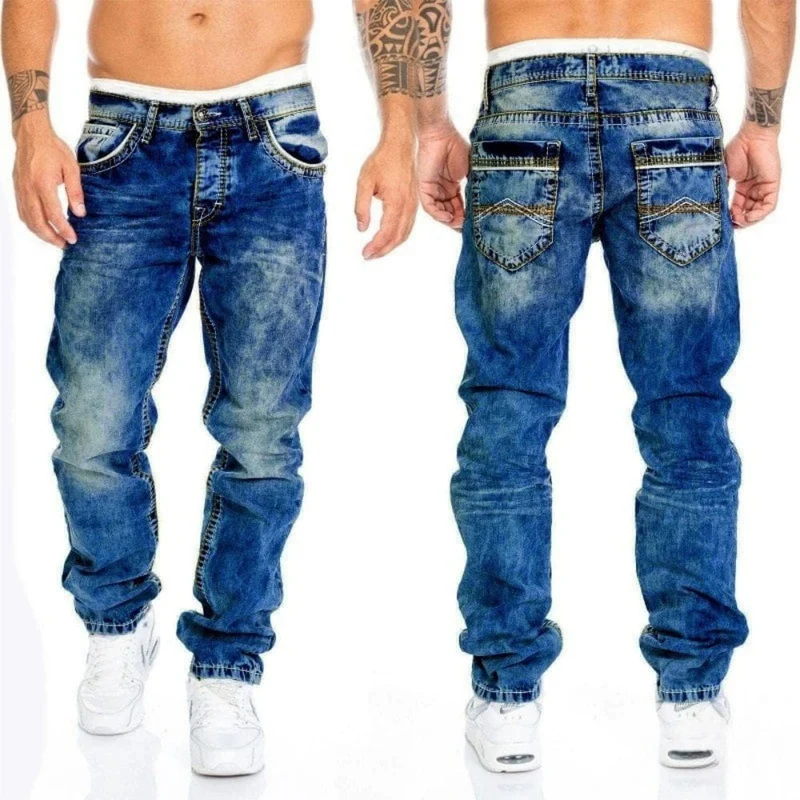 Denim Biker Jeans
