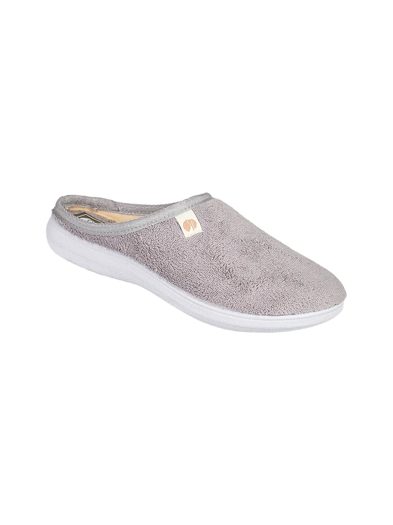 Pantofole donna in spugna - grigio
