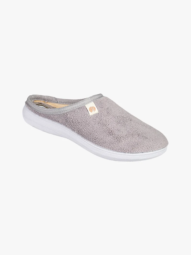Pantofole donna in spugna - grigio