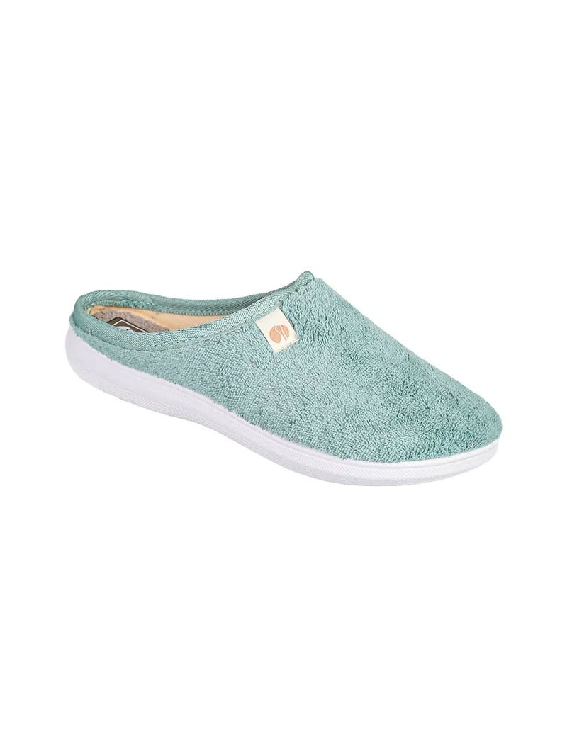 Pantofole donna in spugna - acqua marina