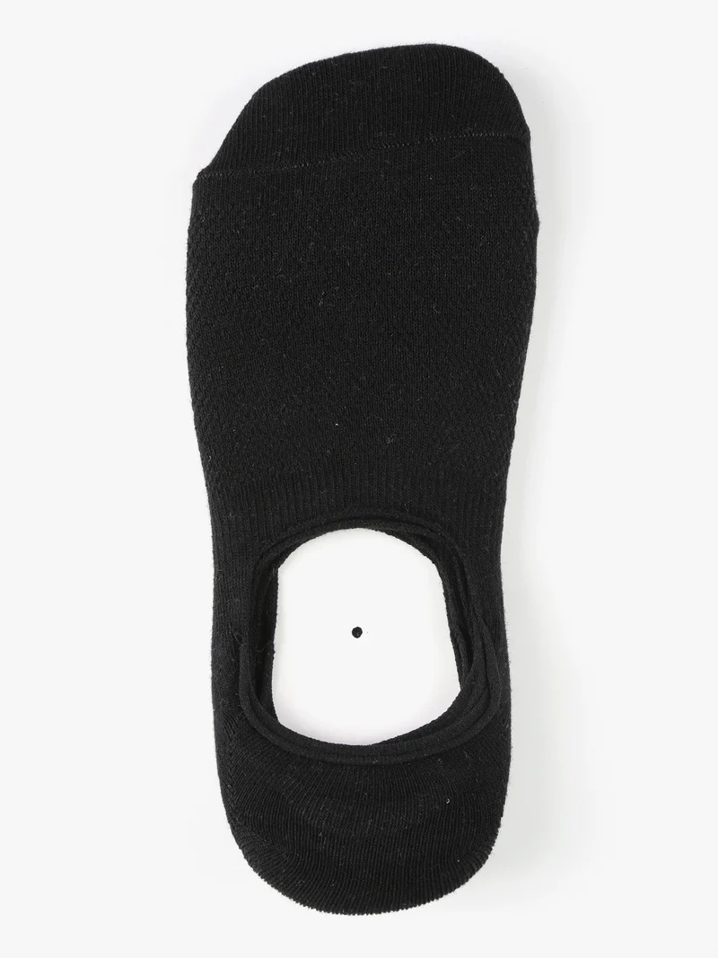 Sottopiede in cotone donna Confezione da 3 paia - nero