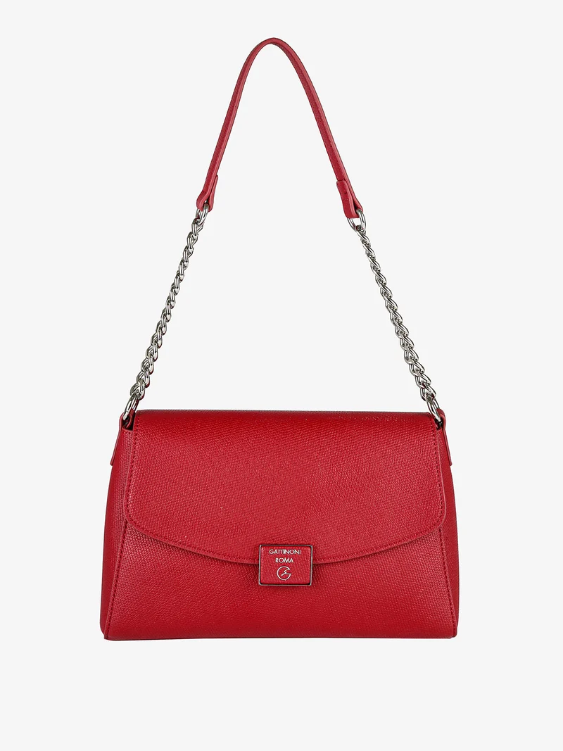 Borsetta donna con catena - rosso