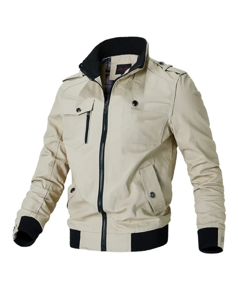 Elegant Men's Windbreaker Jacket