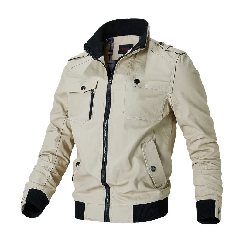 Elegant Men's Windbreaker Jacket