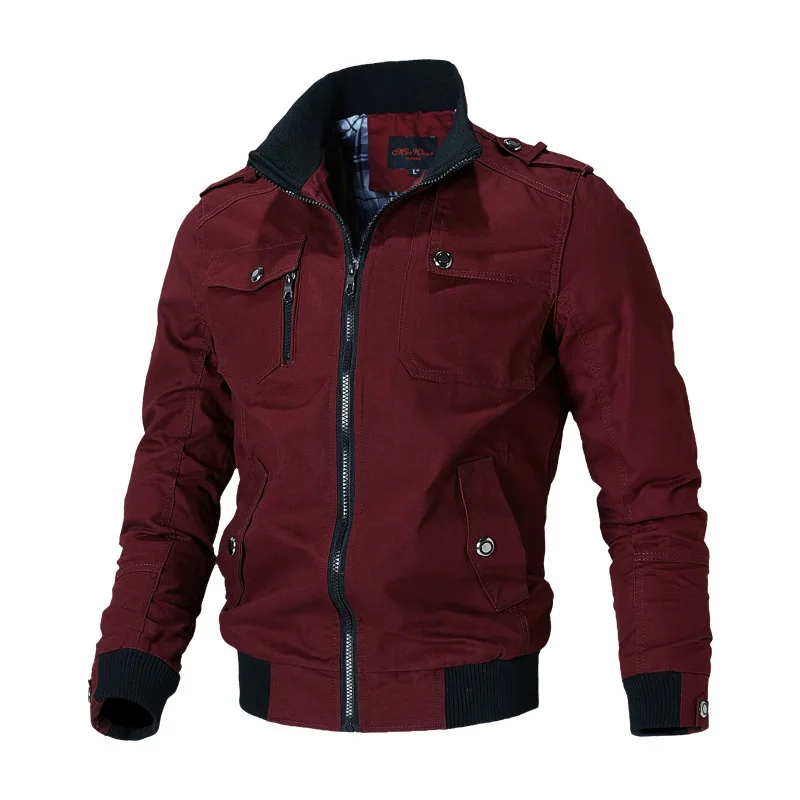 Elegant Men's Windbreaker Jacket