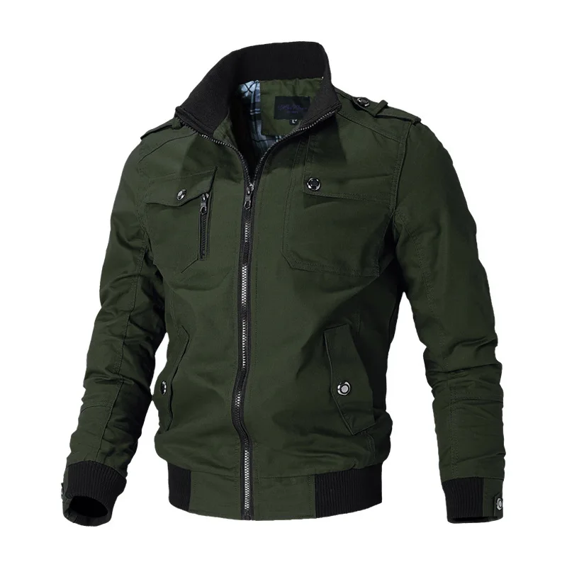 Elegant Men's Windbreaker Jacket