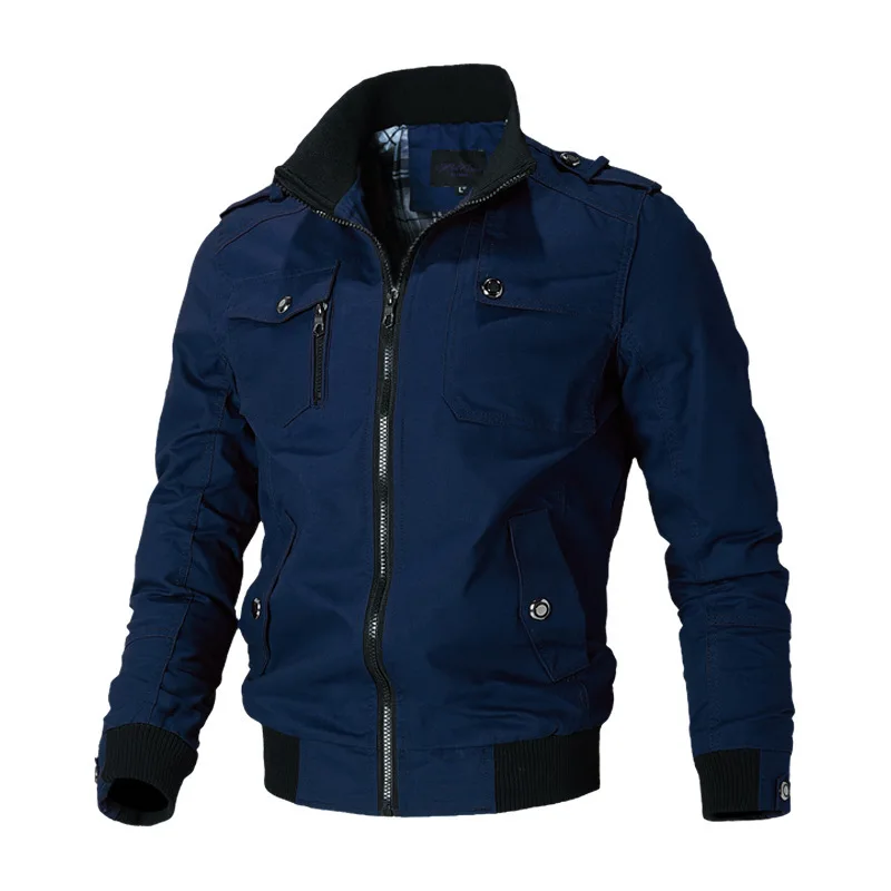 Elegant Men's Windbreaker Jacket